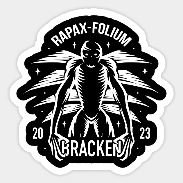 Shadowy Humanoid Entity Sticker by Alundrart